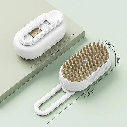 Massager for Cats Groomed Steam Brush Multifunctional 3-IN-1