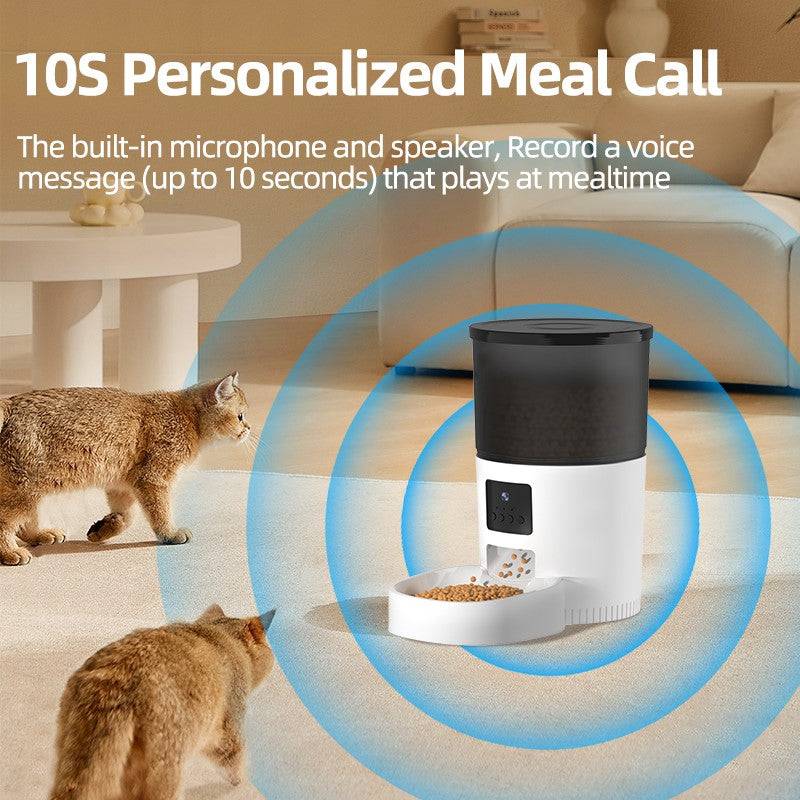 Automatic Slow Feeder Bowl for Cats Waiting Hungry 3L