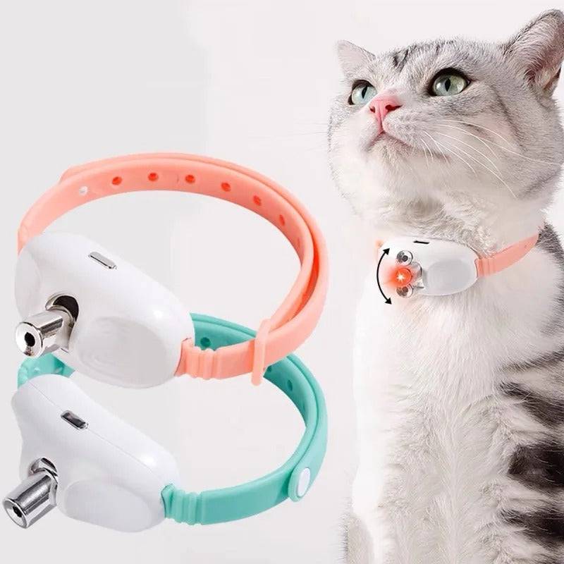 Smart Interactive Collar for Cats Entertained Effortlessly Hands