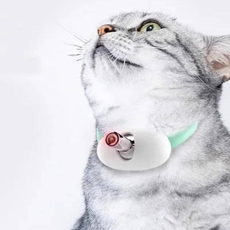 Smart Interactive Collar for Cats Entertained Effortlessly Hands