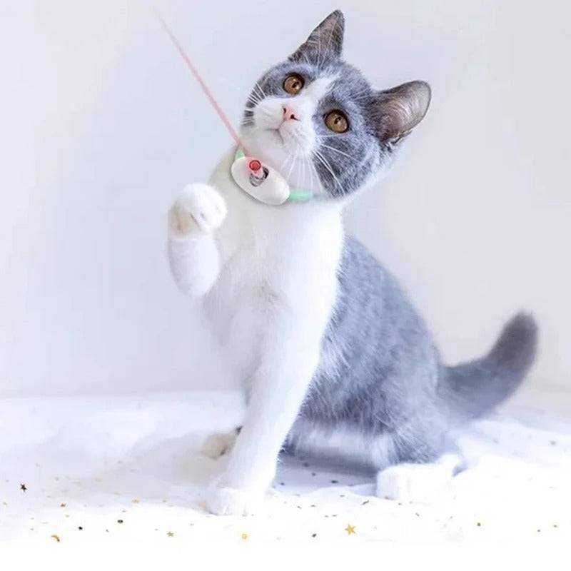 Smart Interactive Collar for Cats Entertained Effortlessly Hands