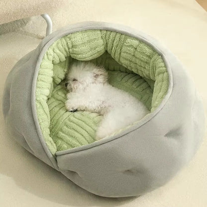 Cozy Plush Bed for Cats & Dogs Warmth