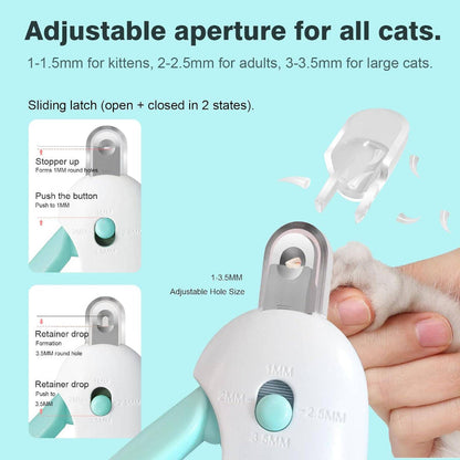 Adjustable Stainless Steel Hair Trimmer for Cats Nails